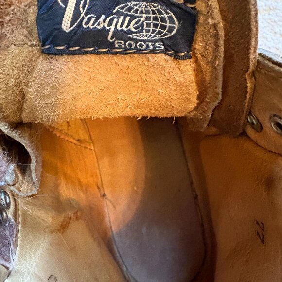 Vintage Vasque Mountain Hiking Boots Women's Size 10D Brown Leather 7508 - Picture 11 of 12